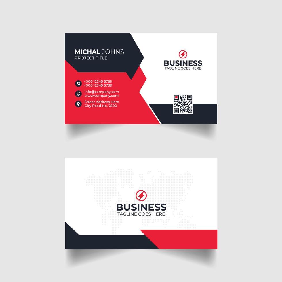 Business Card Design vector