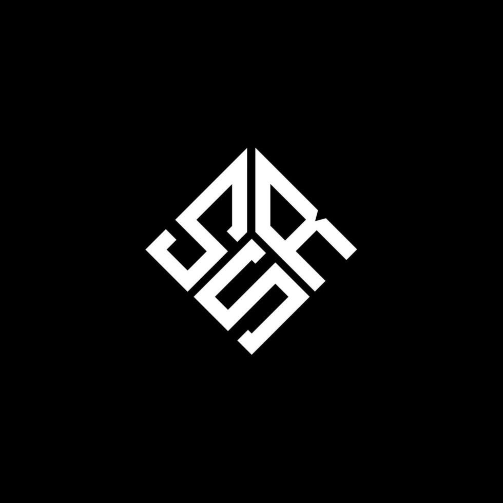 SSR letter logo design on black background. SSR creative initials letter logo concept. SSR letter design. vector