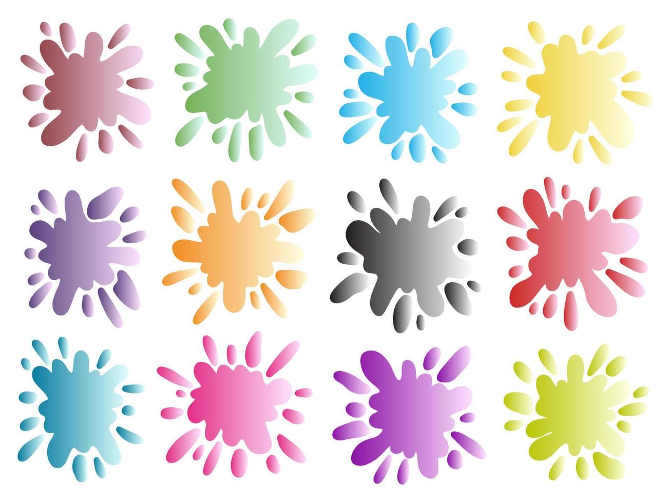 Abstract Splatter Color Background vector