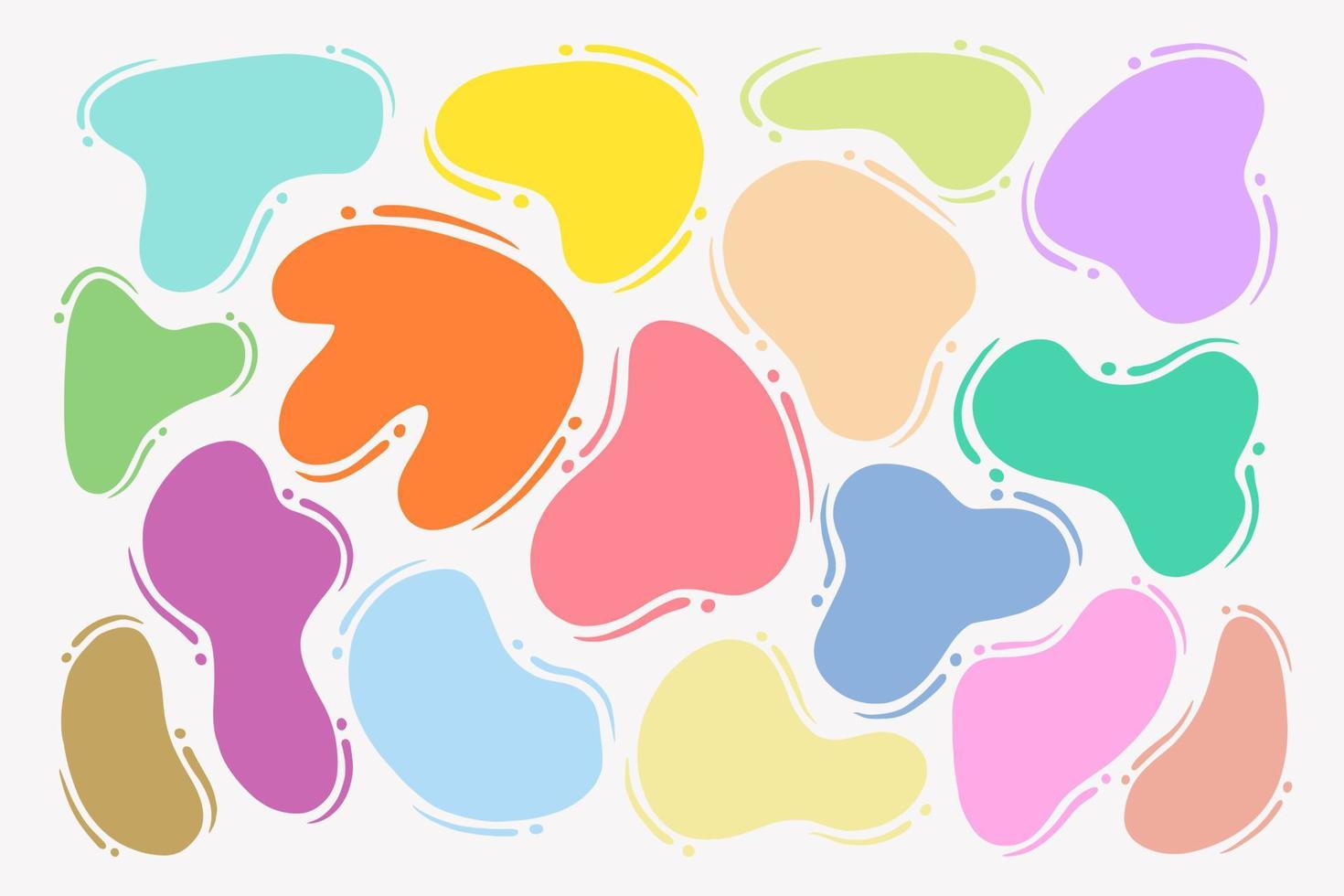 Frame Fluid Color Background vector