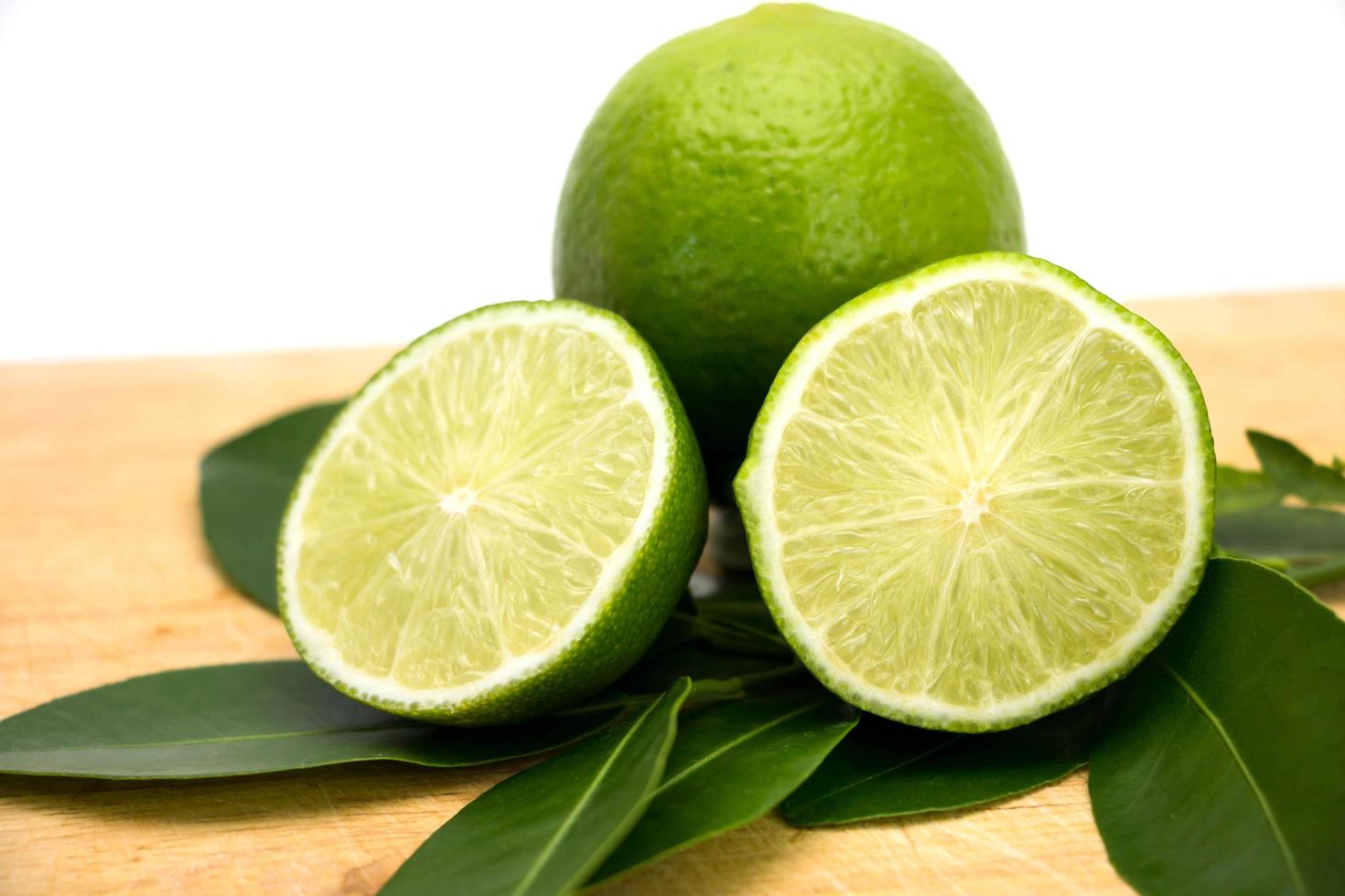 lime on cutting board photo