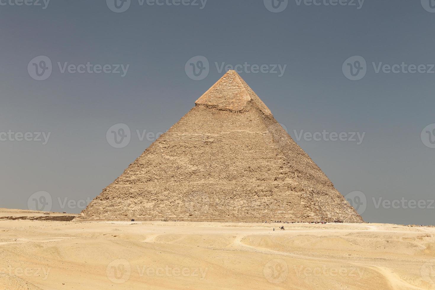 Pyramid of Khafre in Giza Pyramid Complex, Cairo, Egypt photo