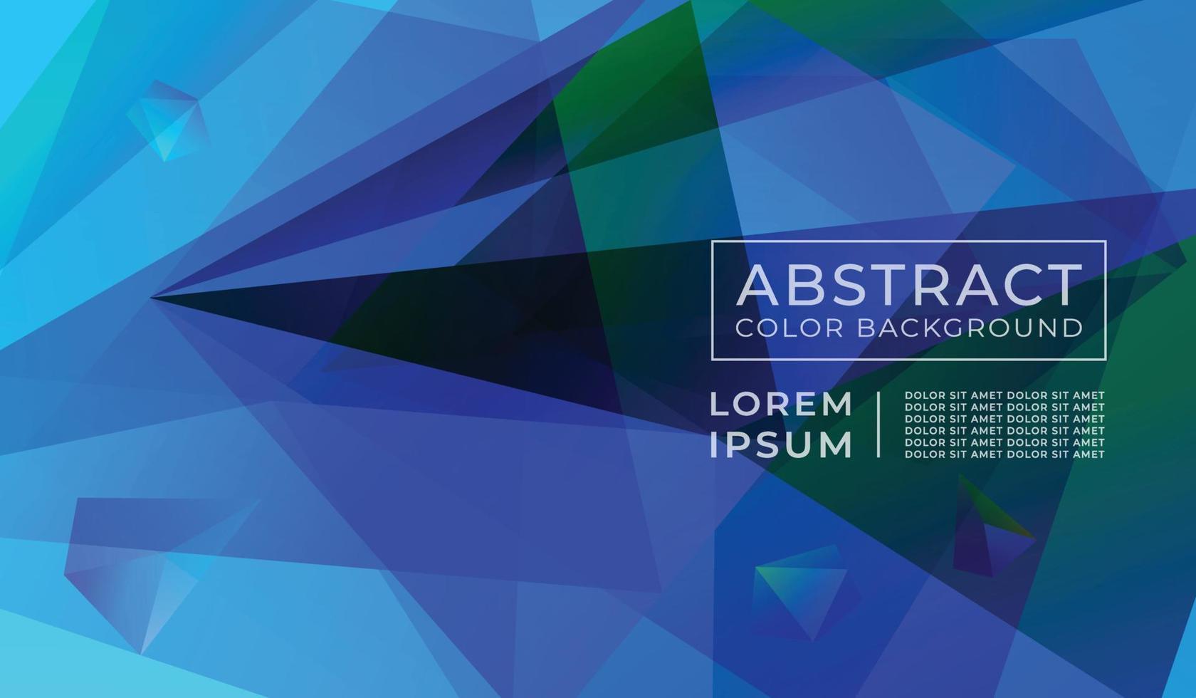 Modern light blue geometric vector background design template.