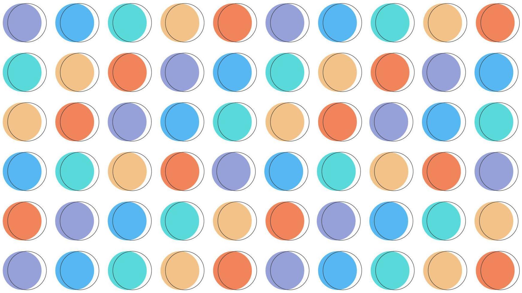 Colorful geometric seamless pattern background vector design. seamless pattern background vector cute doodle illustration for kids. Cute colorful hand drawn pattern wallpaper.