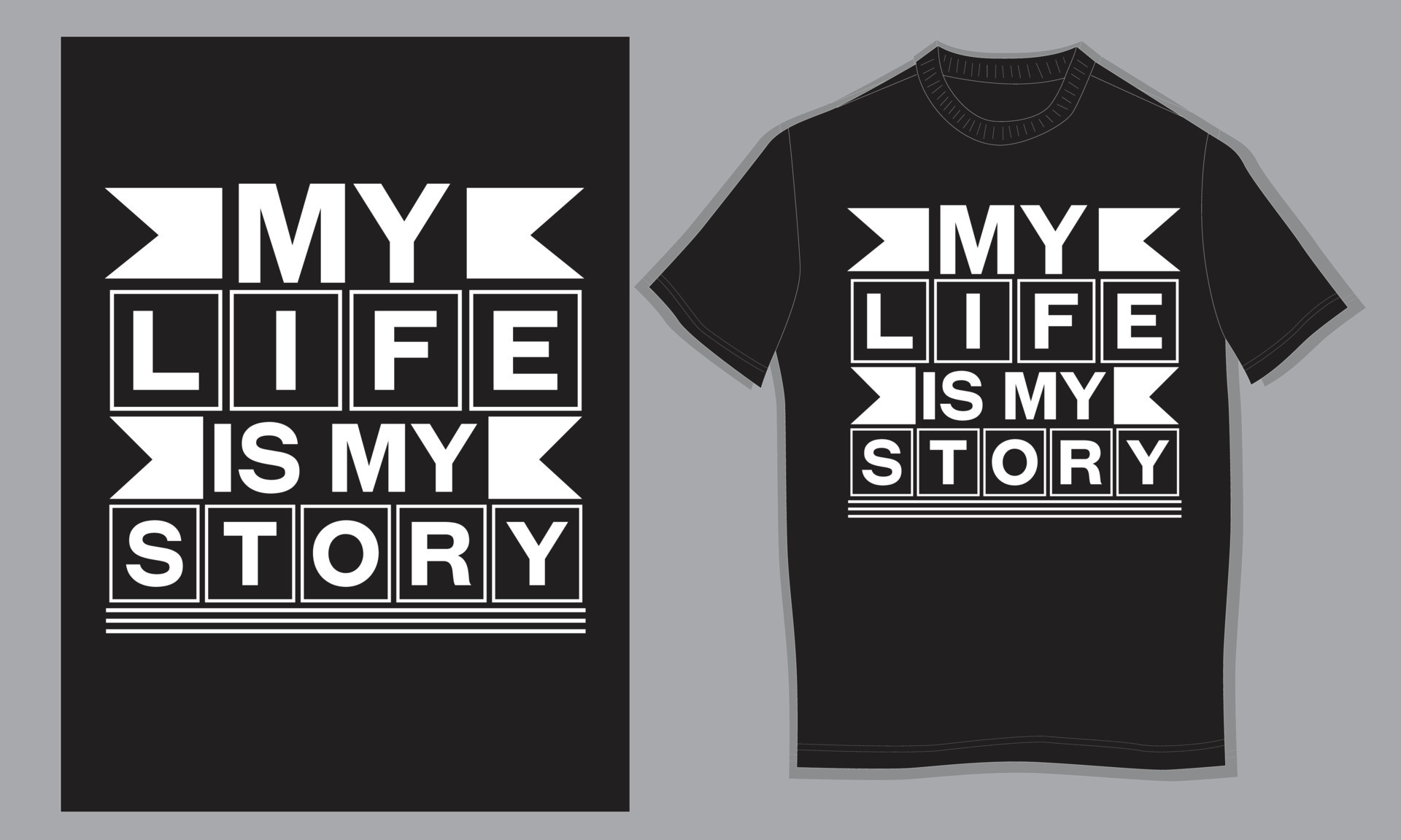 My life is my story 9331028 Vector Art at Vecteezy