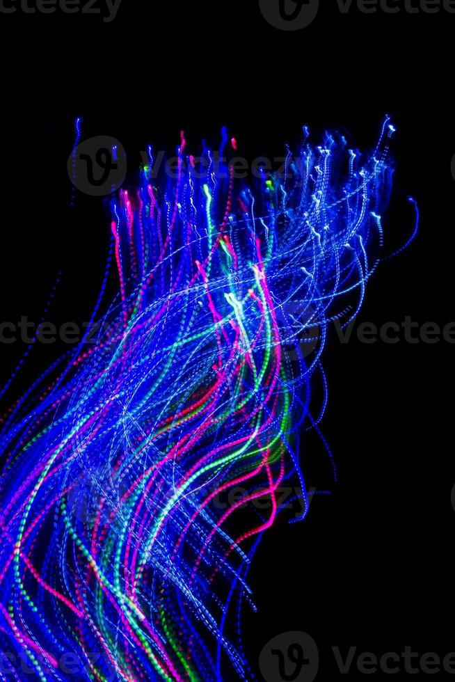 Abstract colorful lighting effect background photo