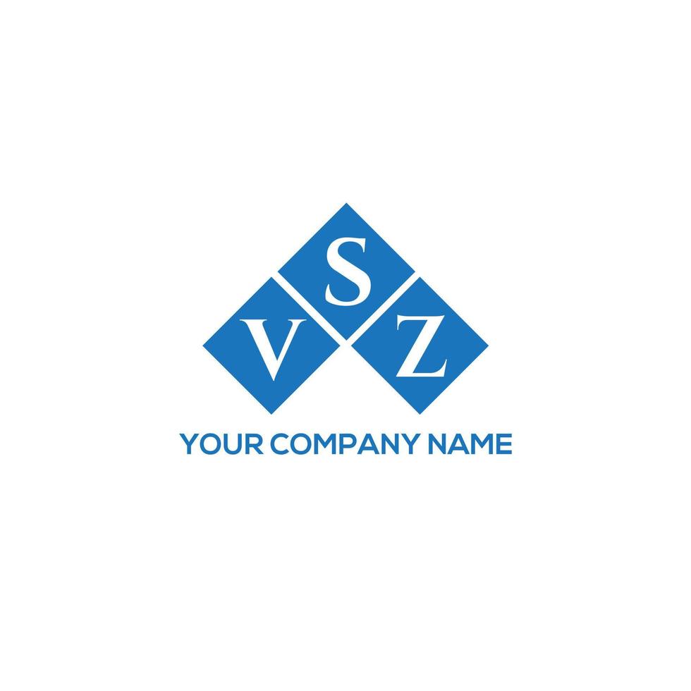 VSZ letter logo design on white background. VSZ creative initials letter logo concept. VSZ letter design. vector