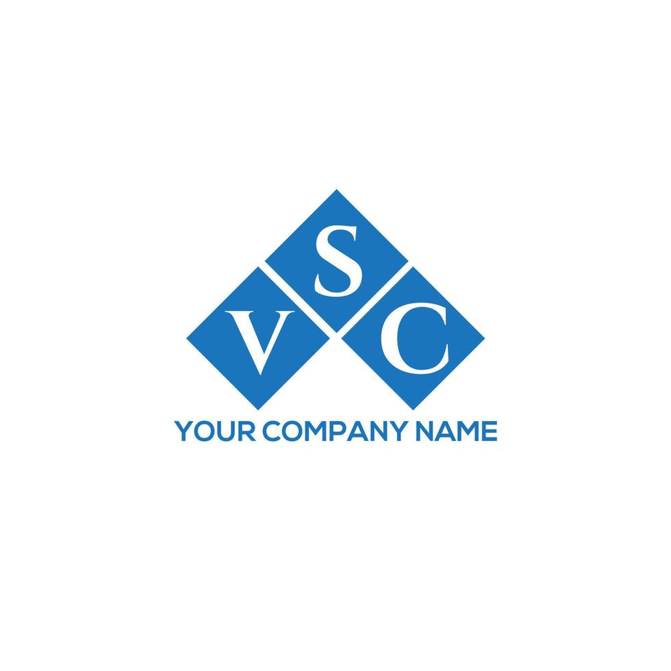 VSC letter logo design on white background. VSC creative initials letter logo concept. VSC letter design. vector
