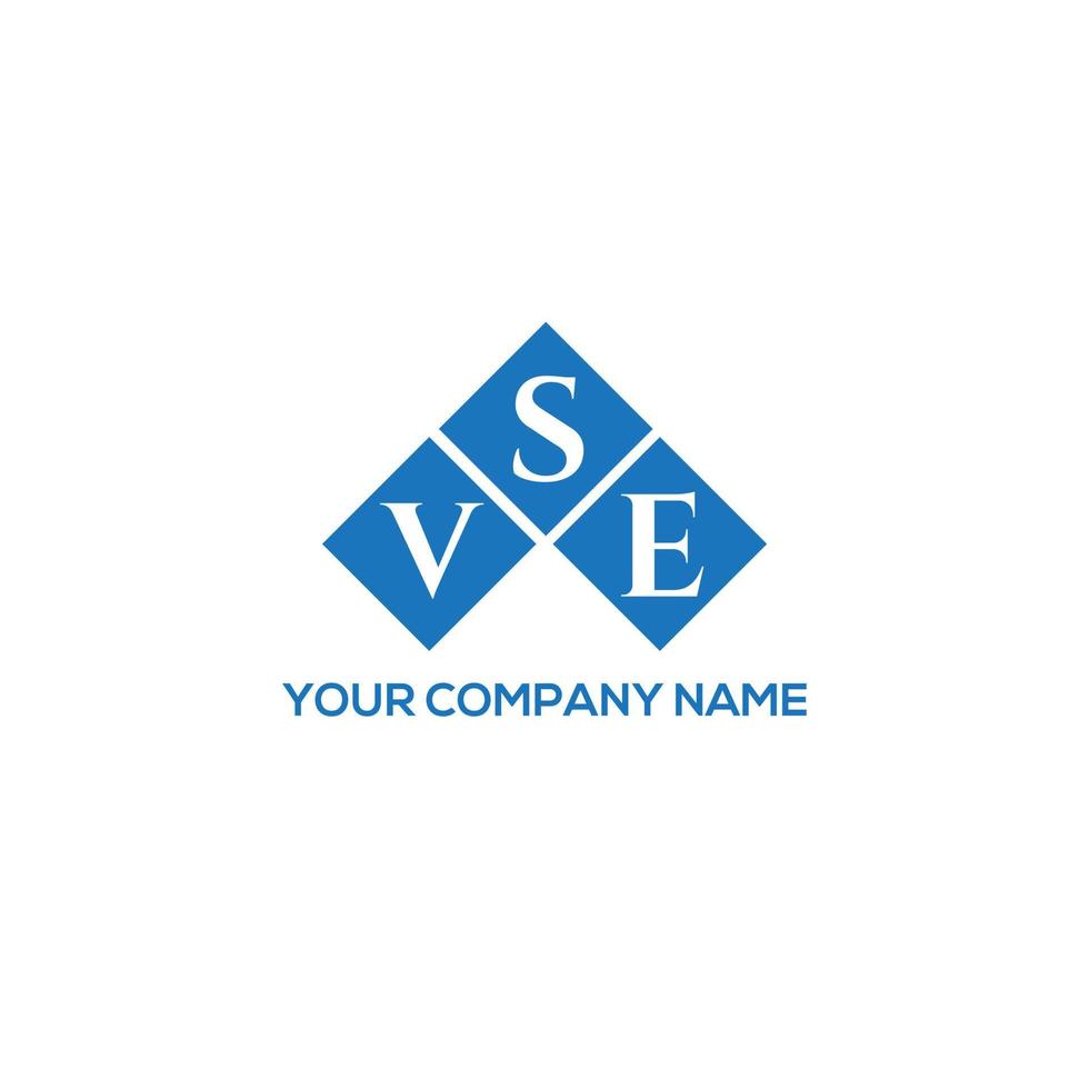 Vse concepto de logotipo de letra de iniciales creativas. Diseño de letras VSE. Diseño de logotipo de letras VSE sobre fondo blanco. Vse concepto de logotipo de letra de iniciales creativas. diseño de letras vs. vector