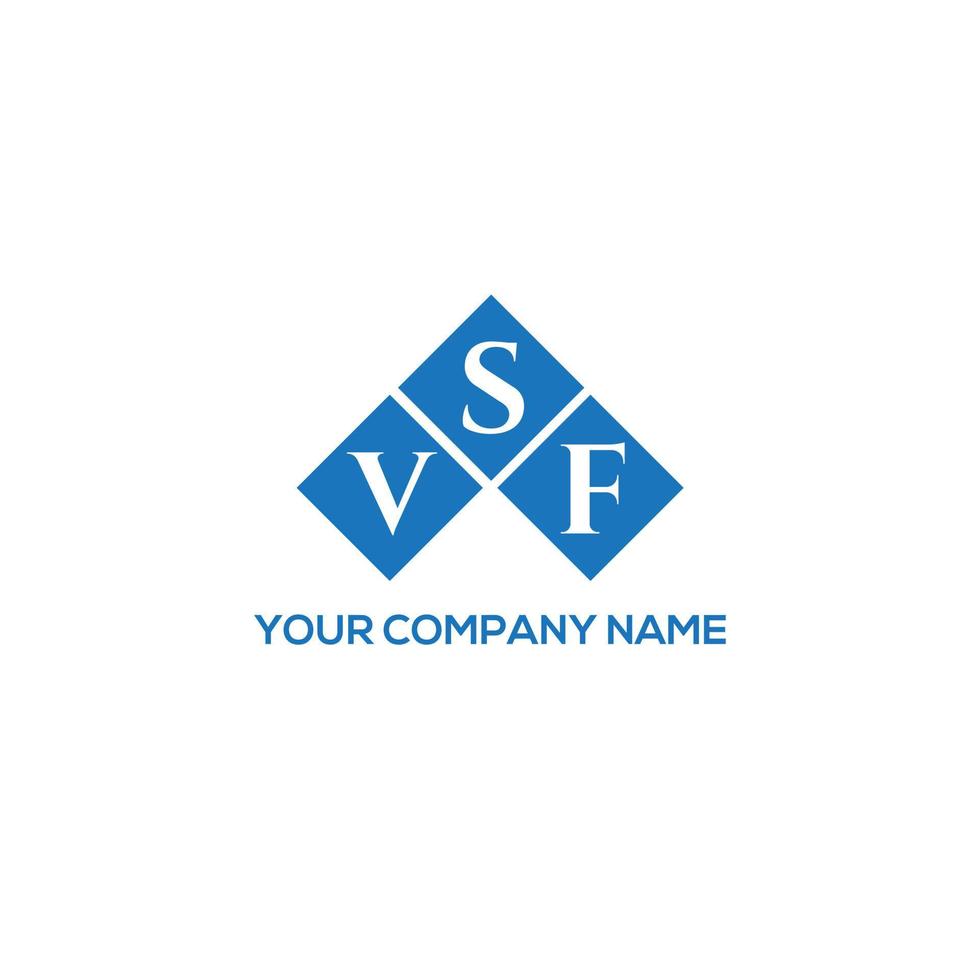 VSF creative initials letter logo concept. VSF letter design.VSF letter logo design on white background. VSF creative initials letter logo concept. VSF letter design. vector