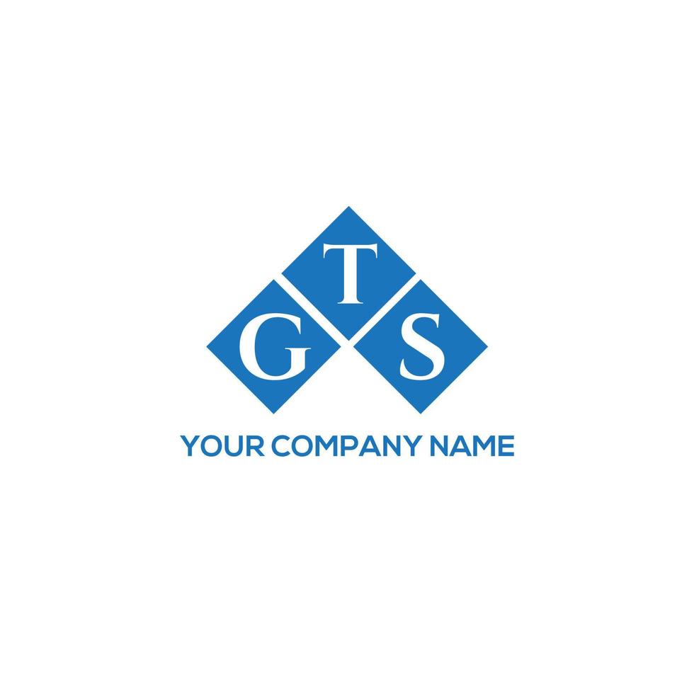 GTS creative initials letter logo concept. GTS letter design.GTS letter logo design on white background. GTS creative initials letter logo concept. GTS letter design. vector
