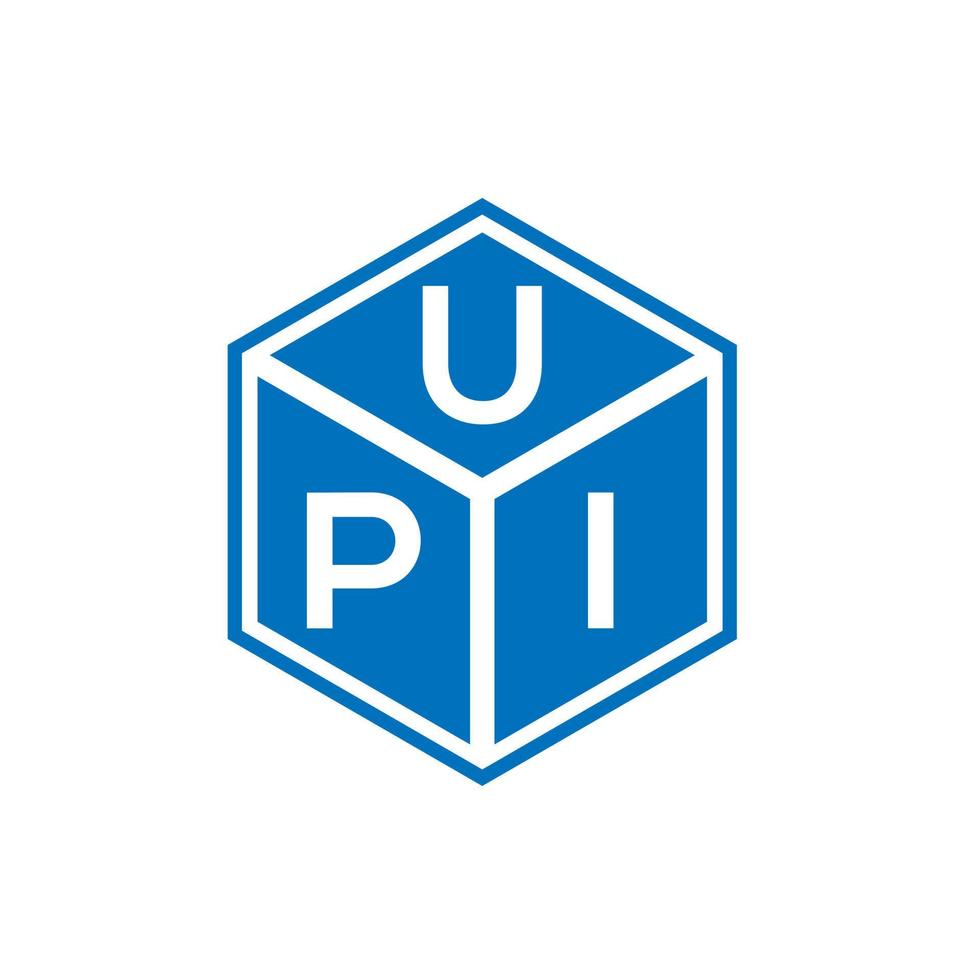 diseño de logotipo de letra upl sobre fondo negro. concepto de logotipo de letra de iniciales creativas upl. diseño de letra upl. vector