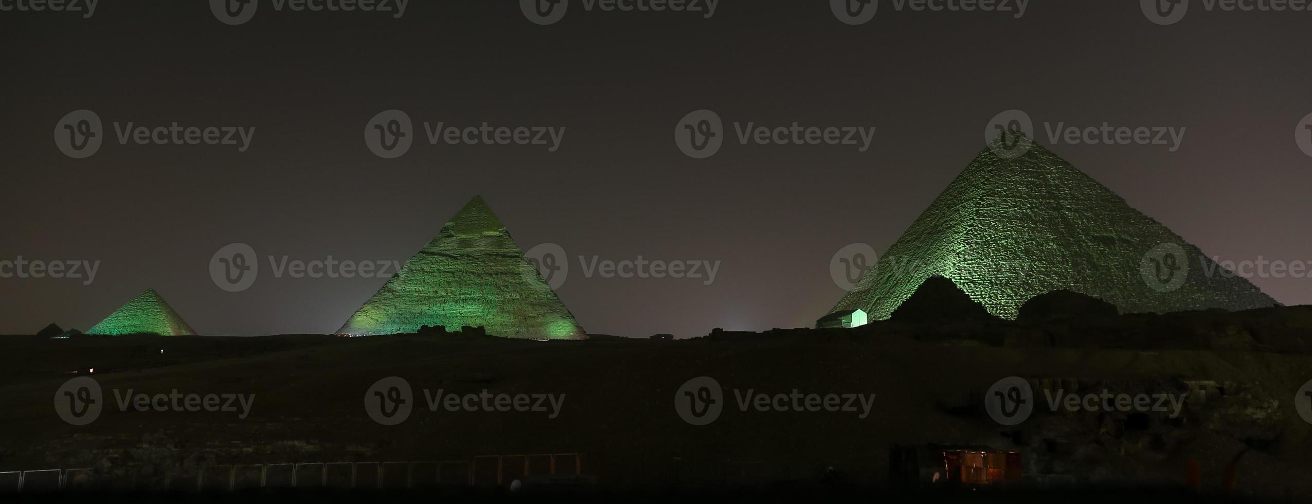 Giza Pyramid Complex in Cairo, Egypt photo