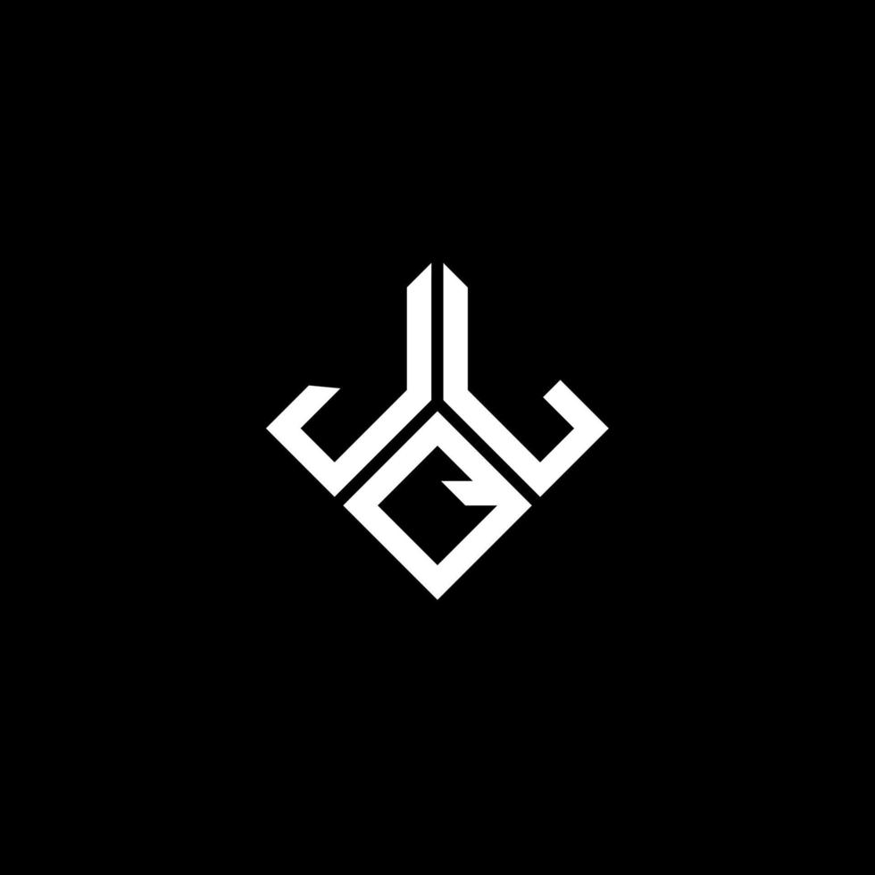 JQL letter logo design on black background. JQL creative initials letter logo concept. JQL letter design. vector