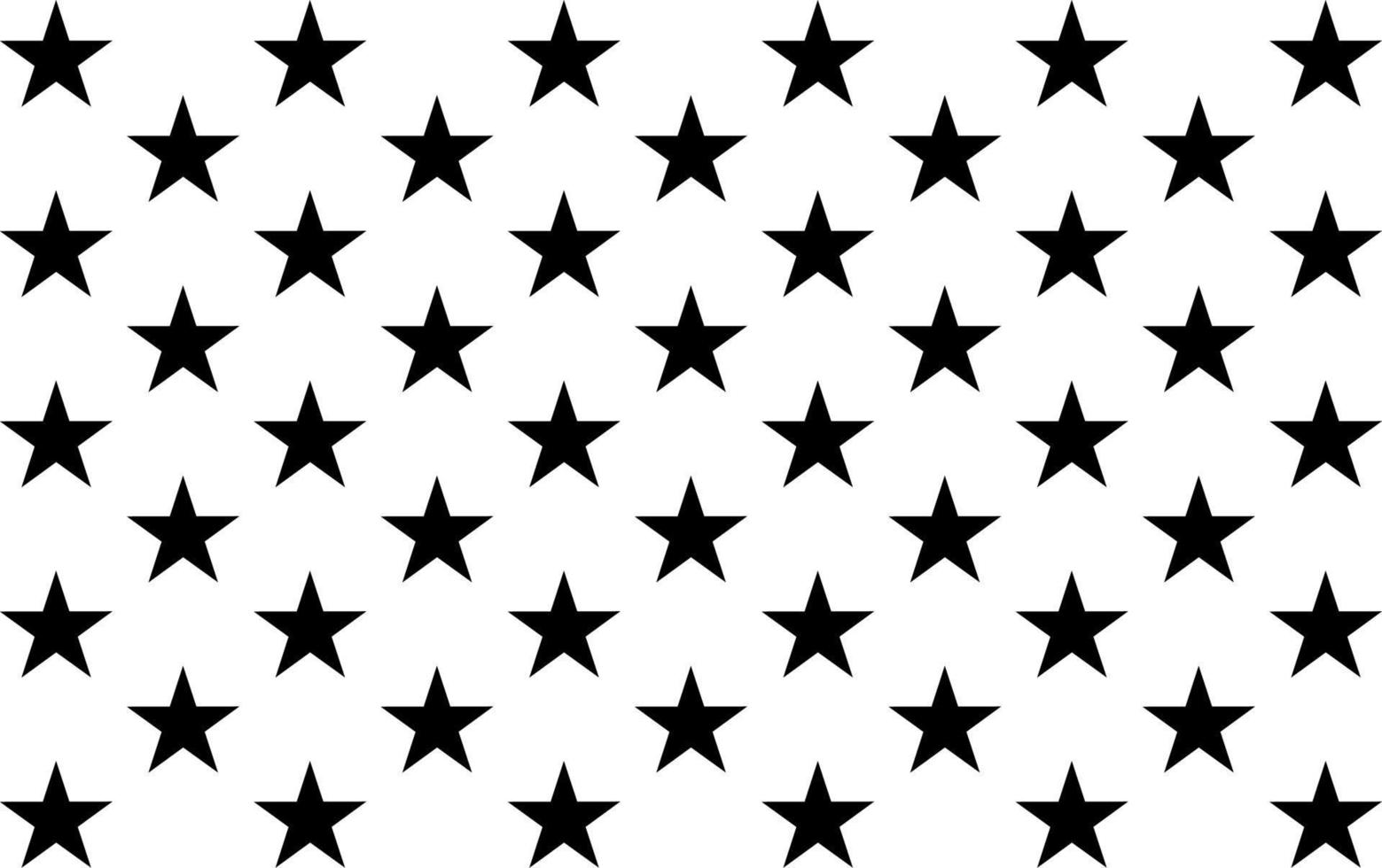 Seamless pattern with black stars vector