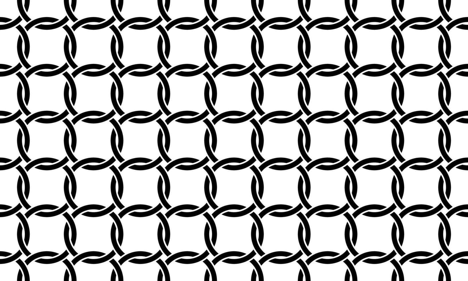 Circle linked seamless pattern vector
