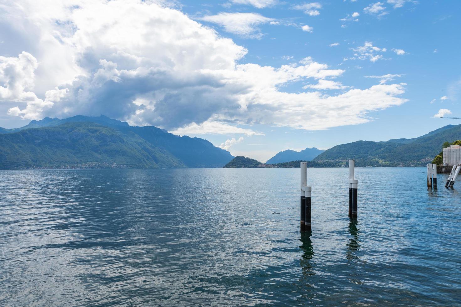 View over lake Como from Mennagio photo