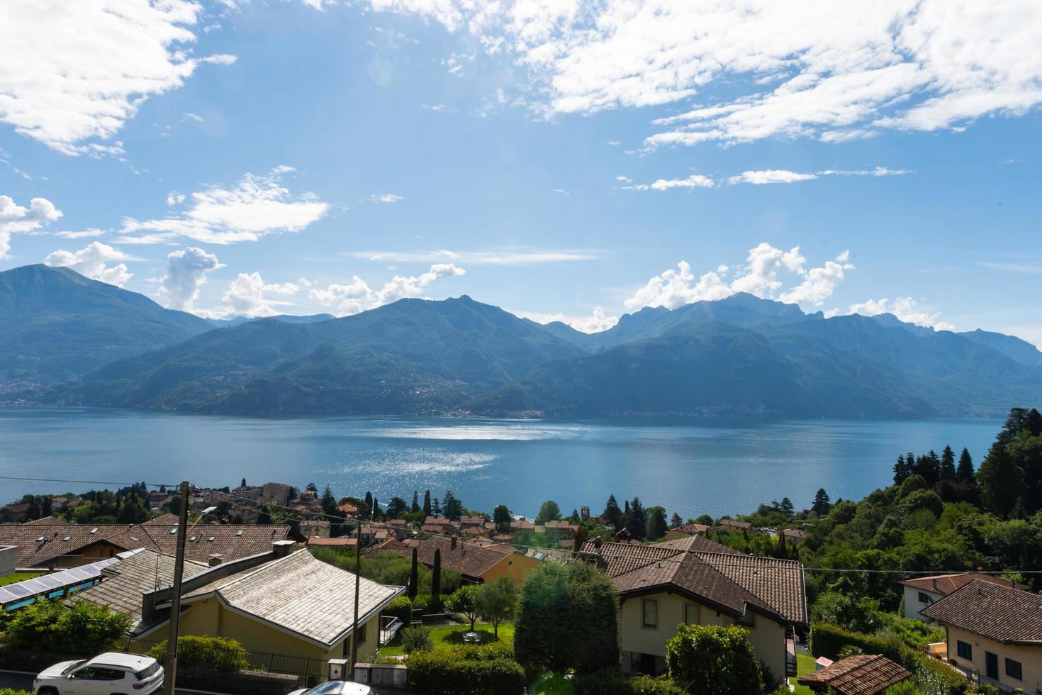 View over lake Como photo