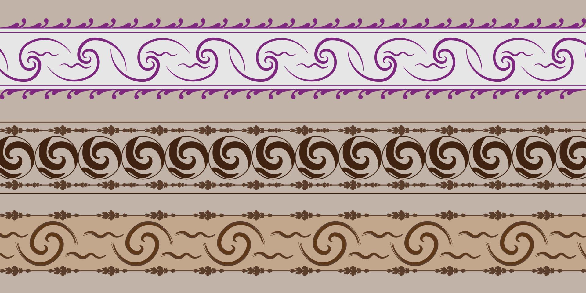 design pattern images can be made for scarves, headbands and others vector