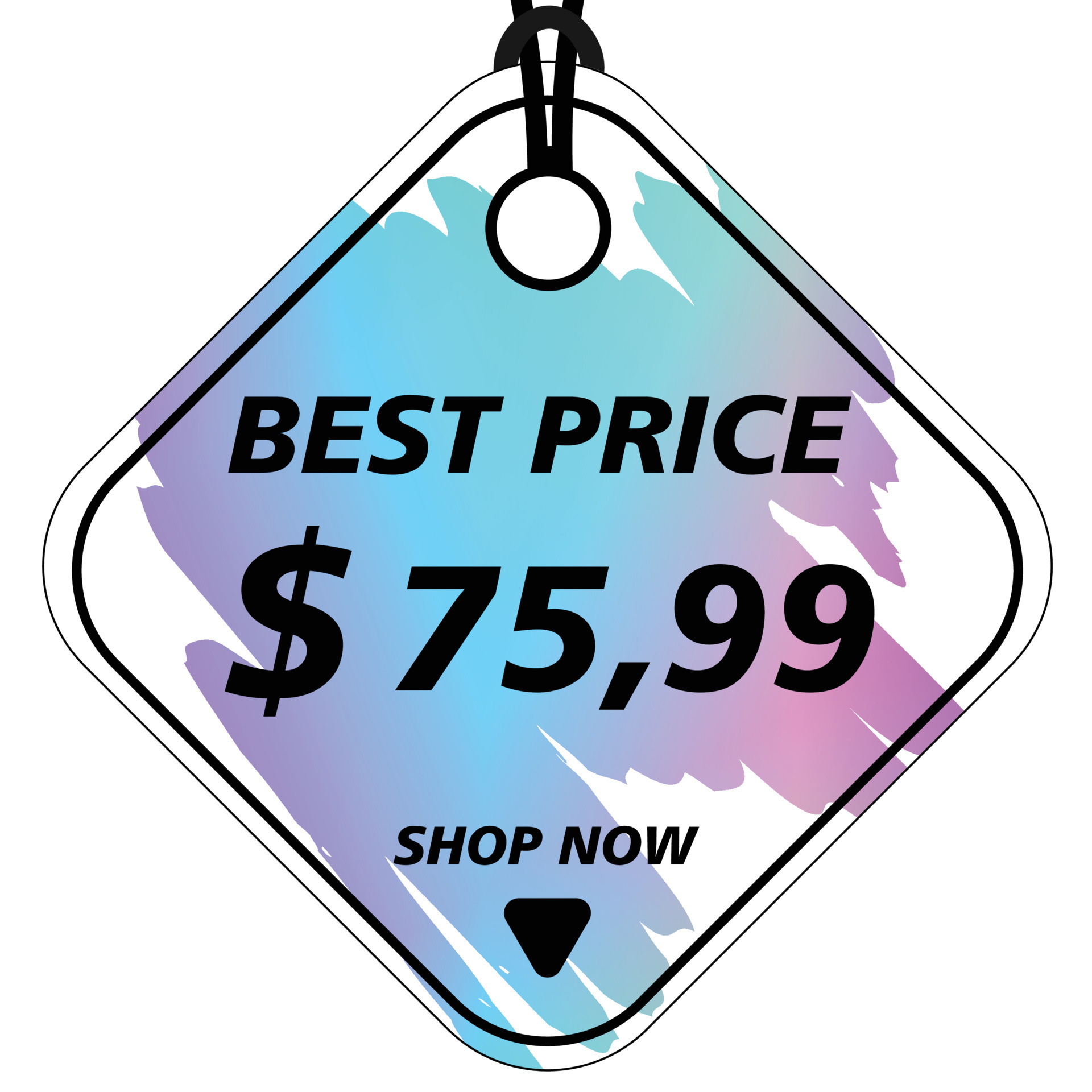 Best Price tags sticker. Price labels with various shapes. Sticker