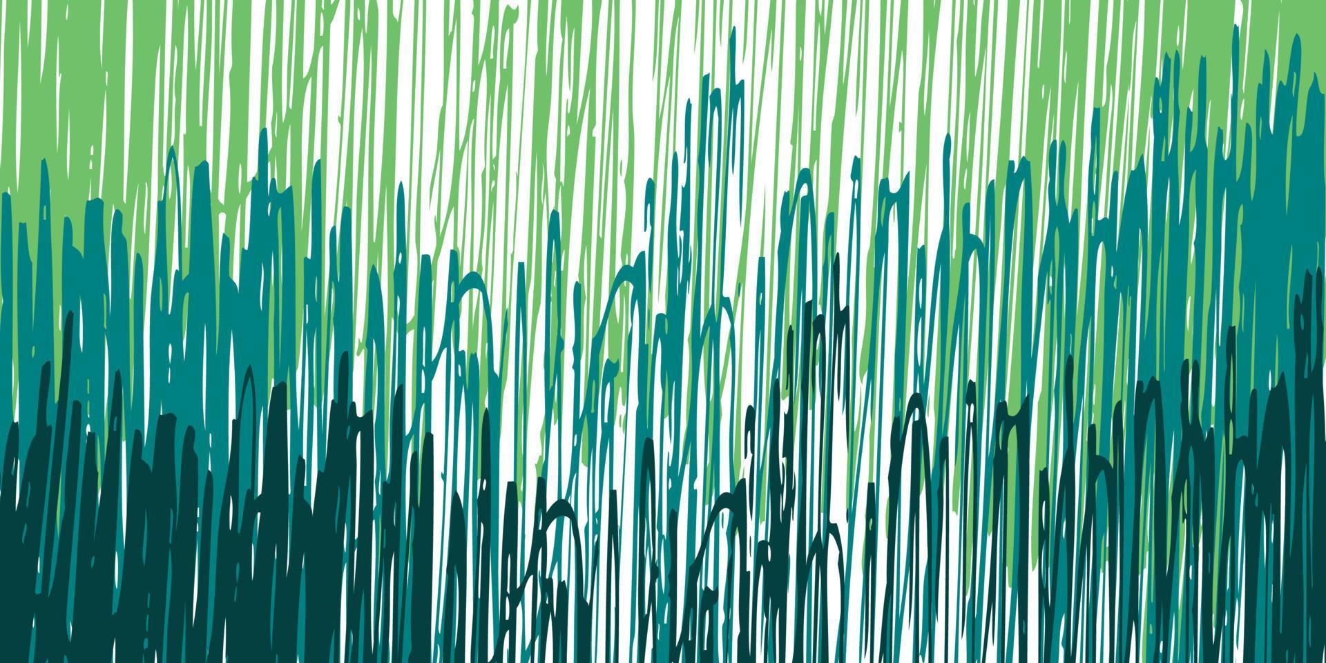 línea arte fondo verde estilo color como hierba vector