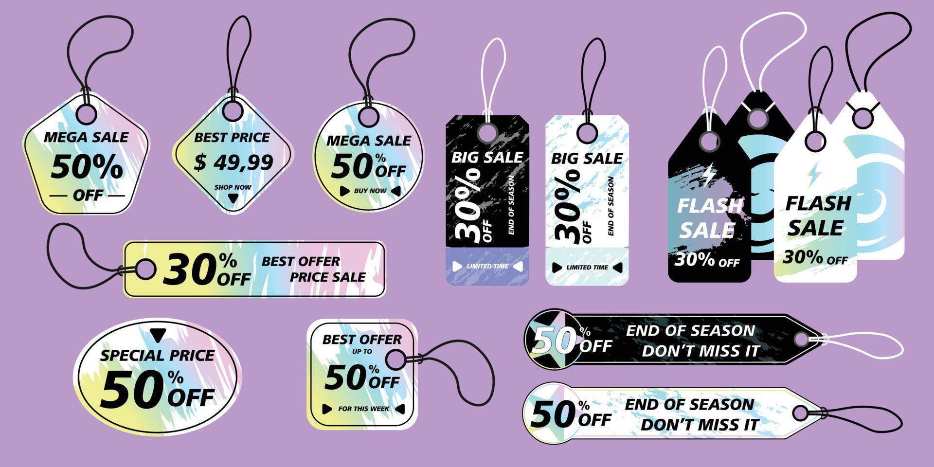 Best Cute Price tags sticker. Price labels with various shapes