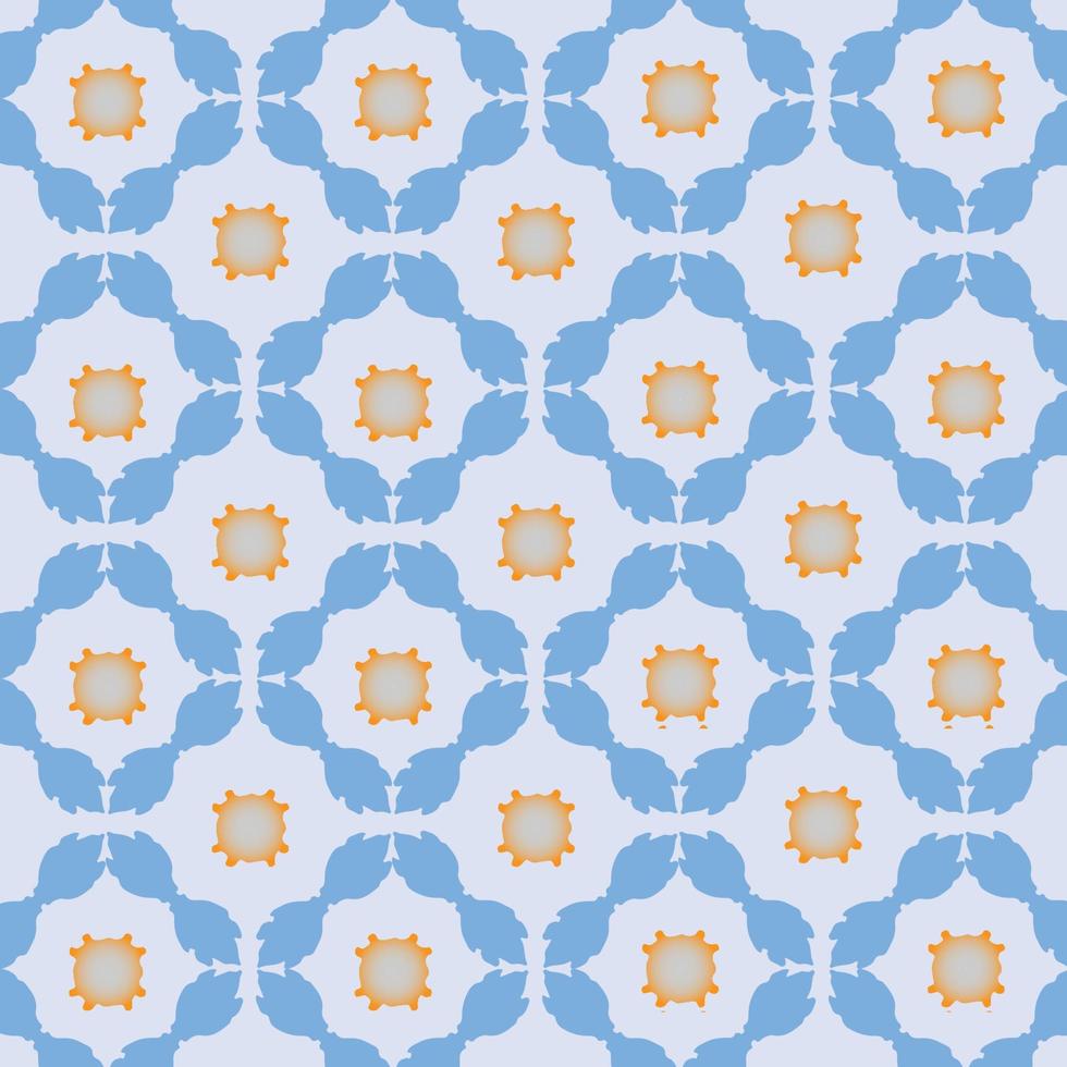 Pattern seamless Blue Background vector