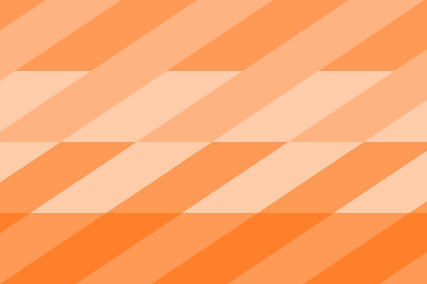 Abstract background of orange geometric shapes vector
