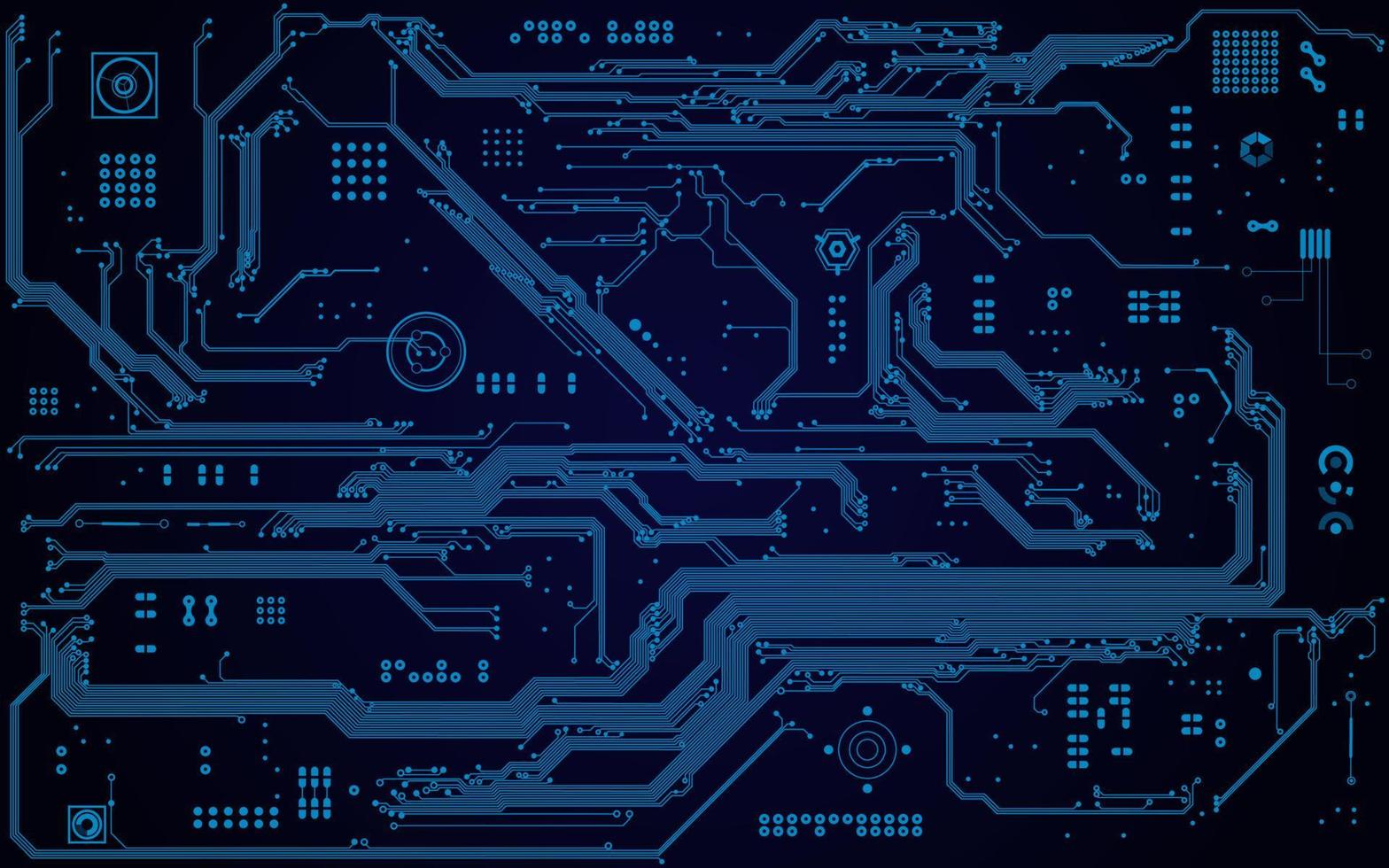 Electronic board pattern vector