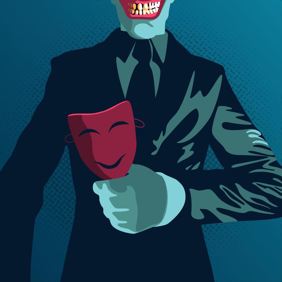 the business mask vector