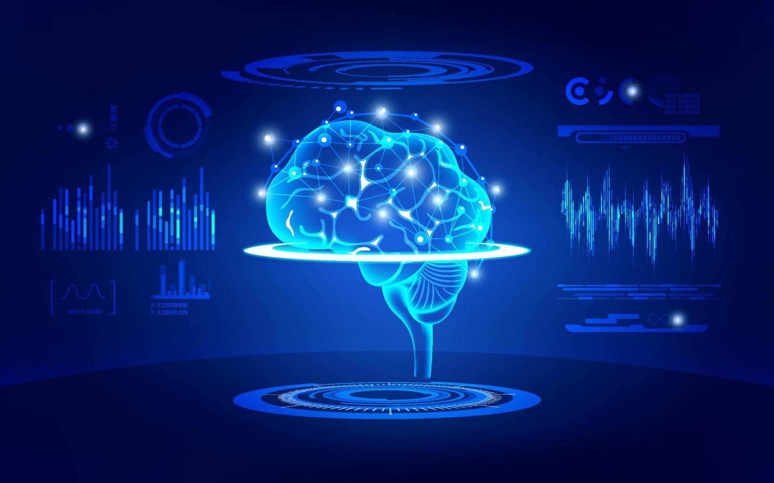 brain analysis lab vector