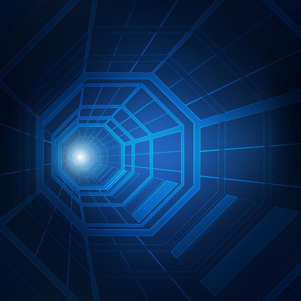 futuristic blue background vector