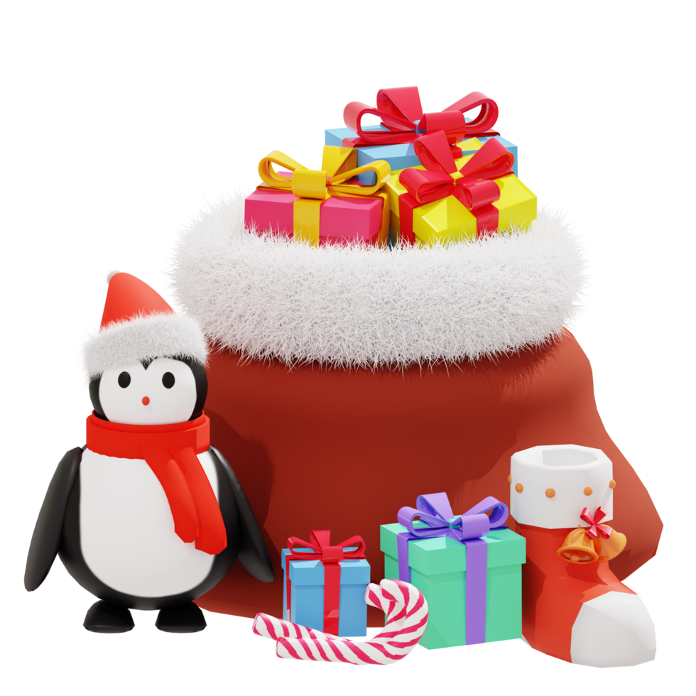 tema de natal boneco de neve fofo illustratio 3d png