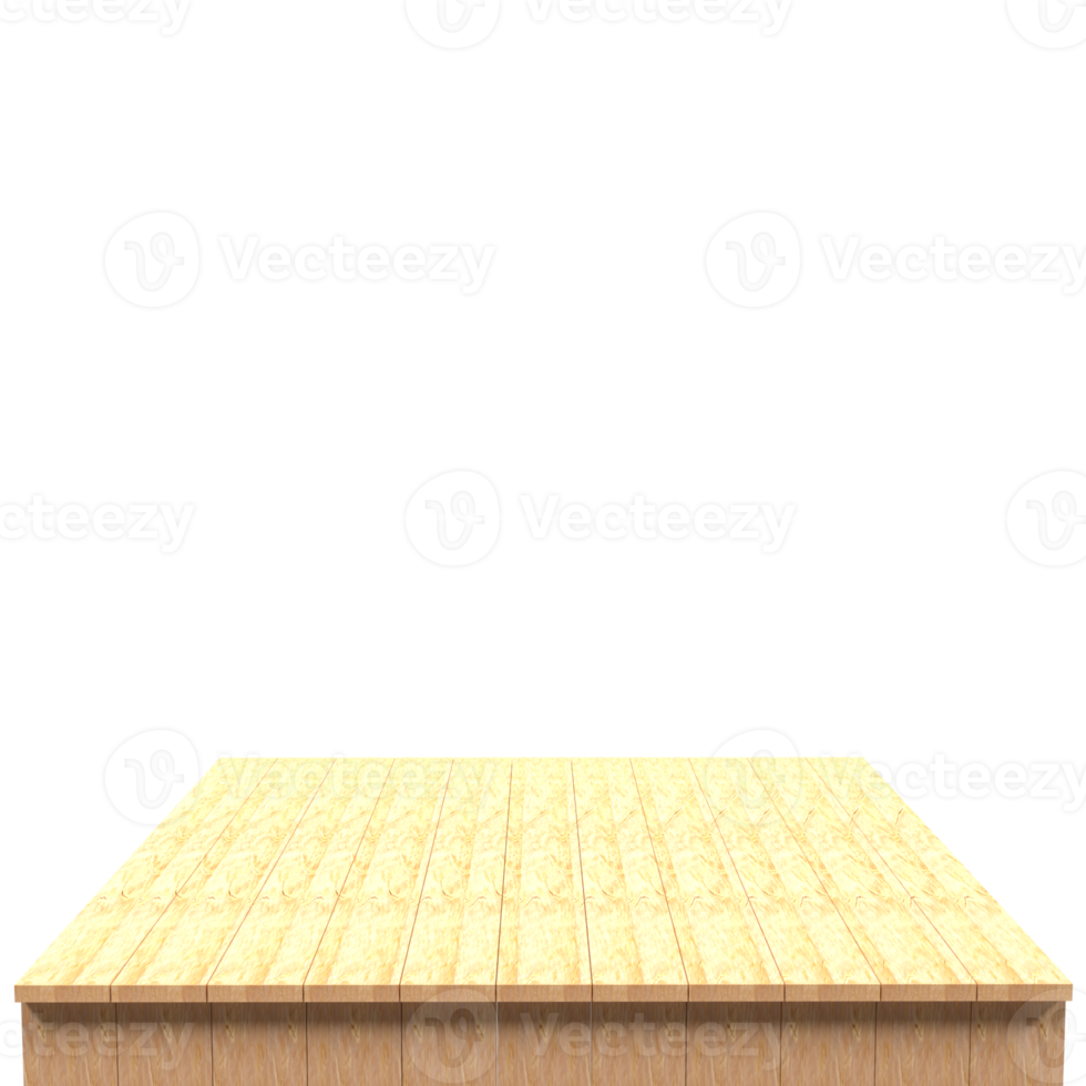 beautiful wood board 3d render for design png