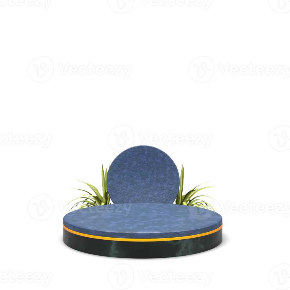 podium de rendu 3d moderne et élégant pour la conception png
