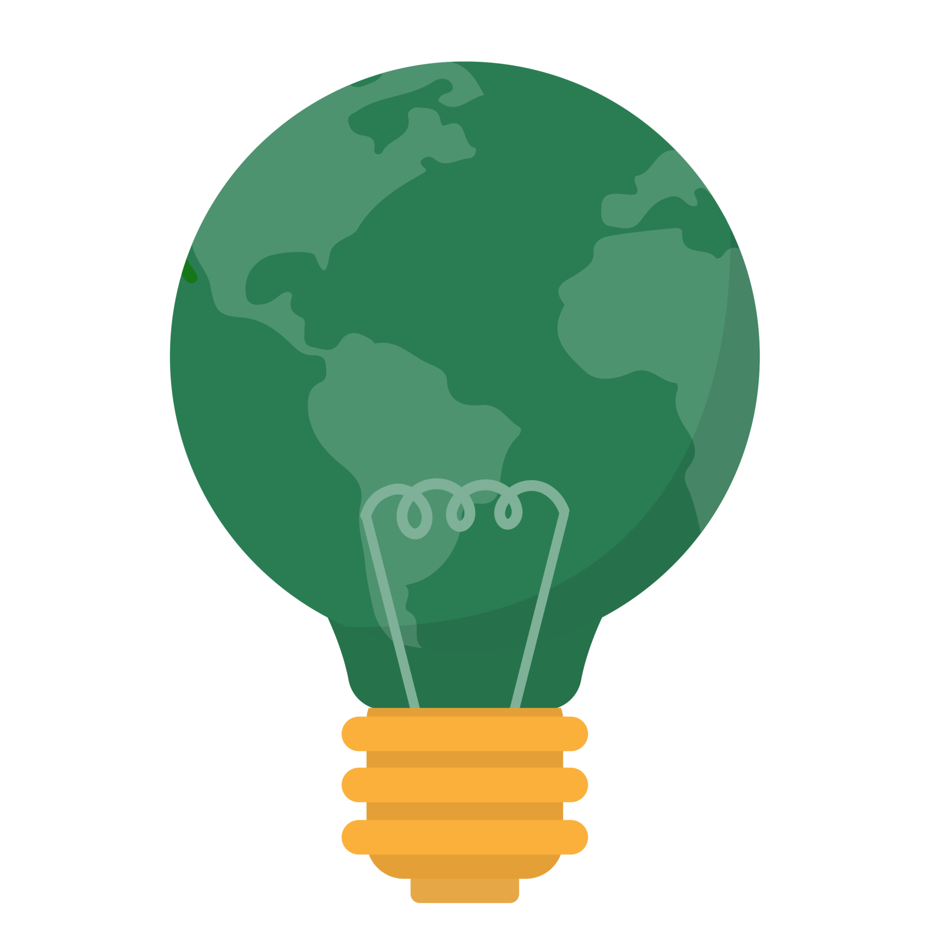 Light bulb with earth globe. Save Earth 9336576 PNG