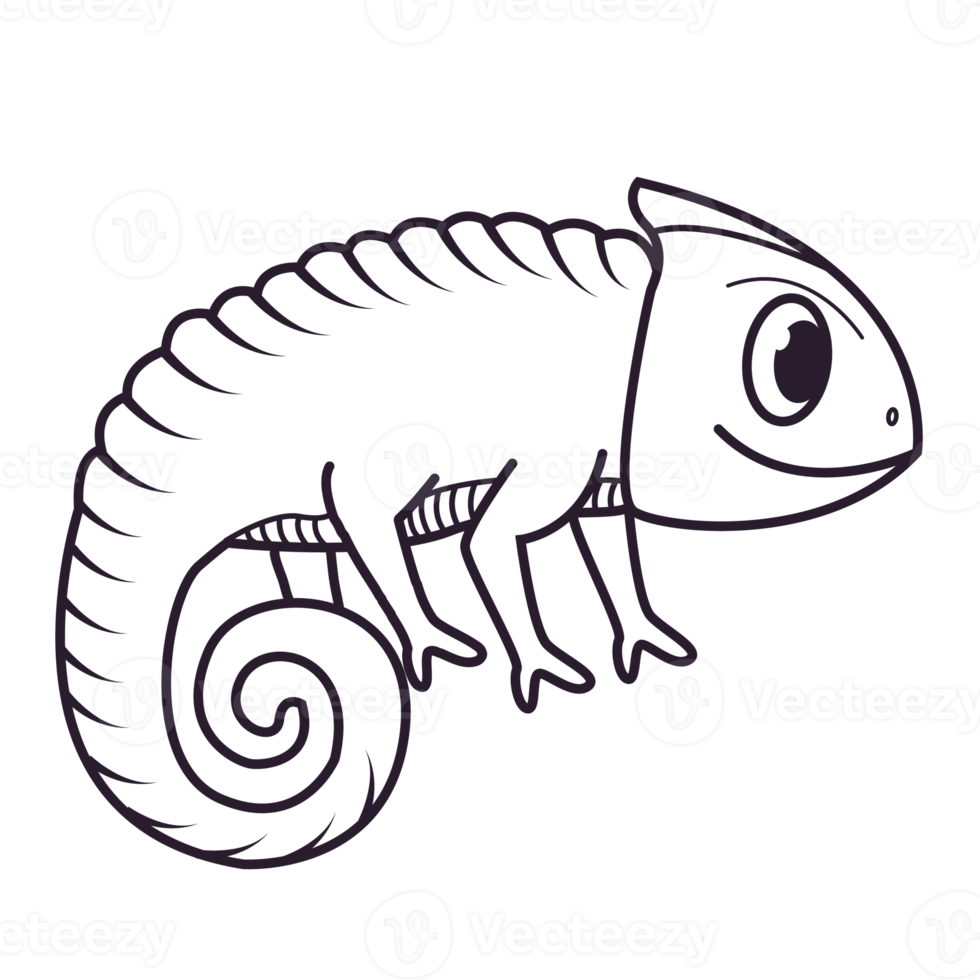 black chameleon  icon design png