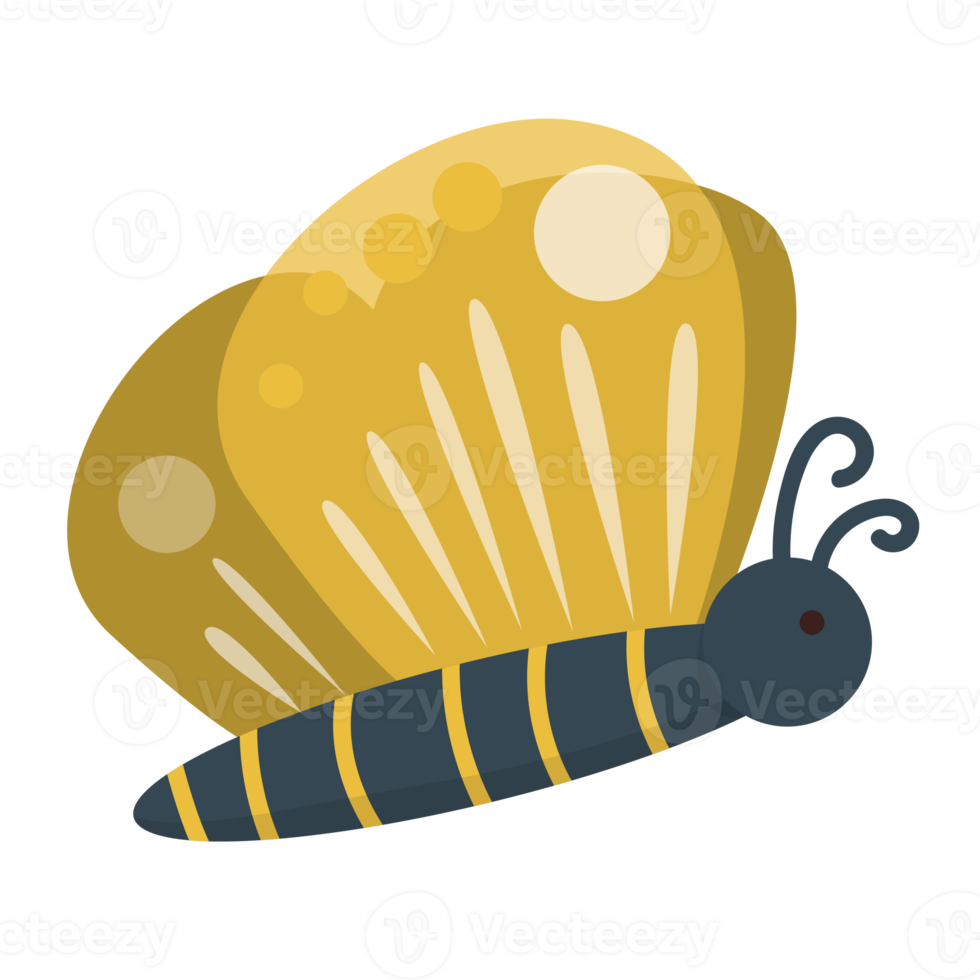 Cute Beautiful butterfly element Design png