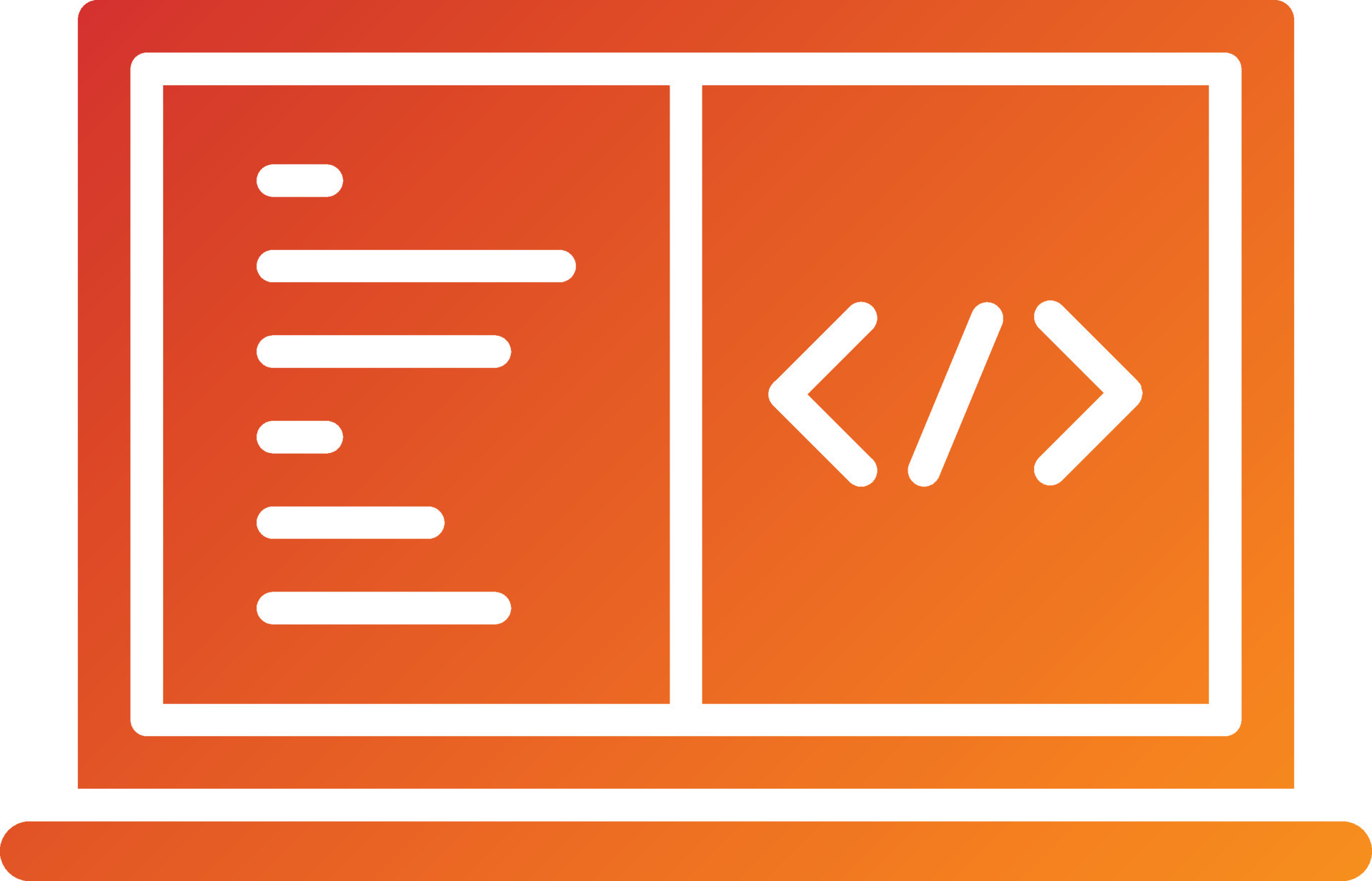 Coding Icon Style 9336701 Vector Art at Vecteezy