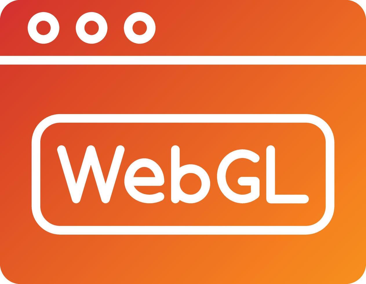 Webgl Icon Style vector