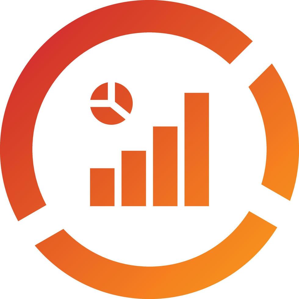 Data Segmentation Icon Style vector