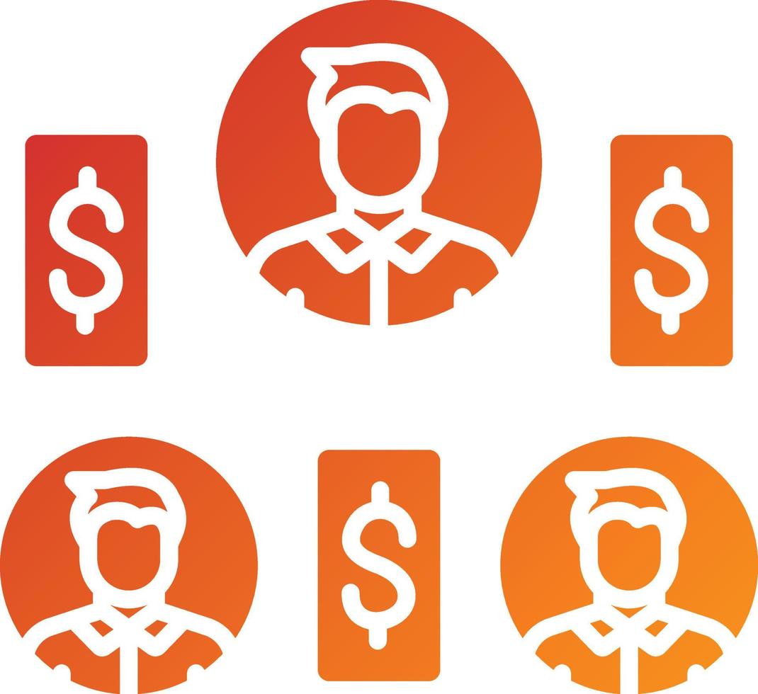 Acquisition Fee Icon Style vector