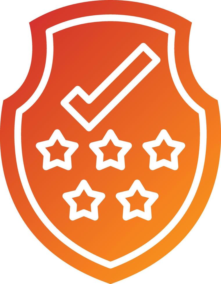 Extended Warranty Icon Style vector