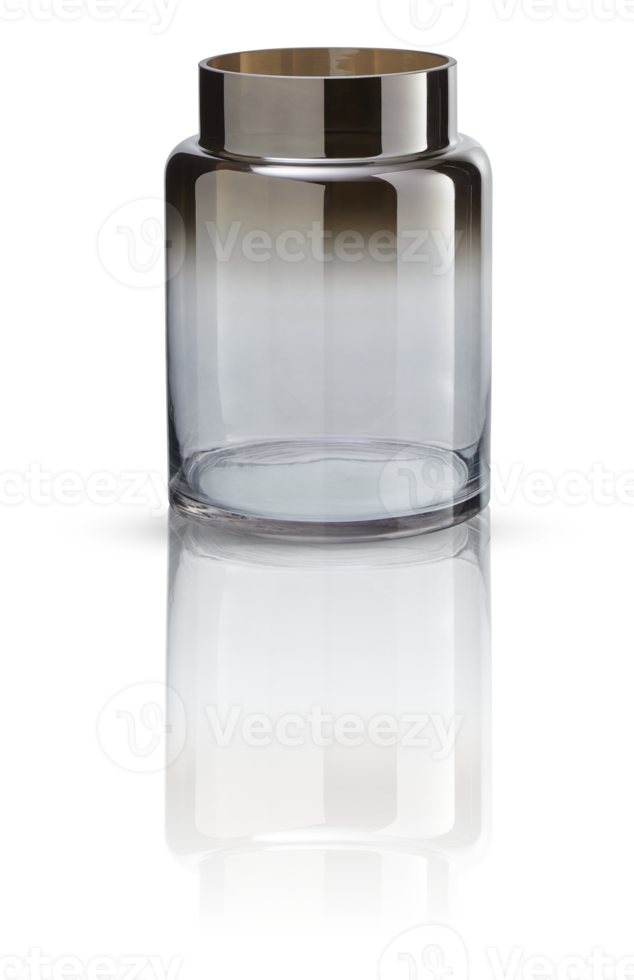 Bouteille En Verre Vide Isolé Sur Fond Blanc