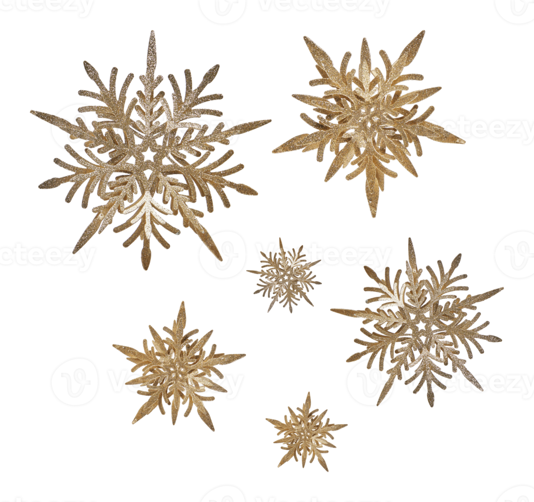 estrelas decorações de natal vintage isoladas no fundo branco com traçado de recorte png