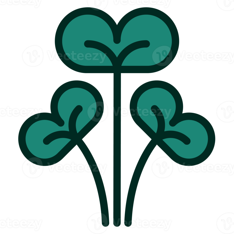 Watercress-salad flat green color png. png