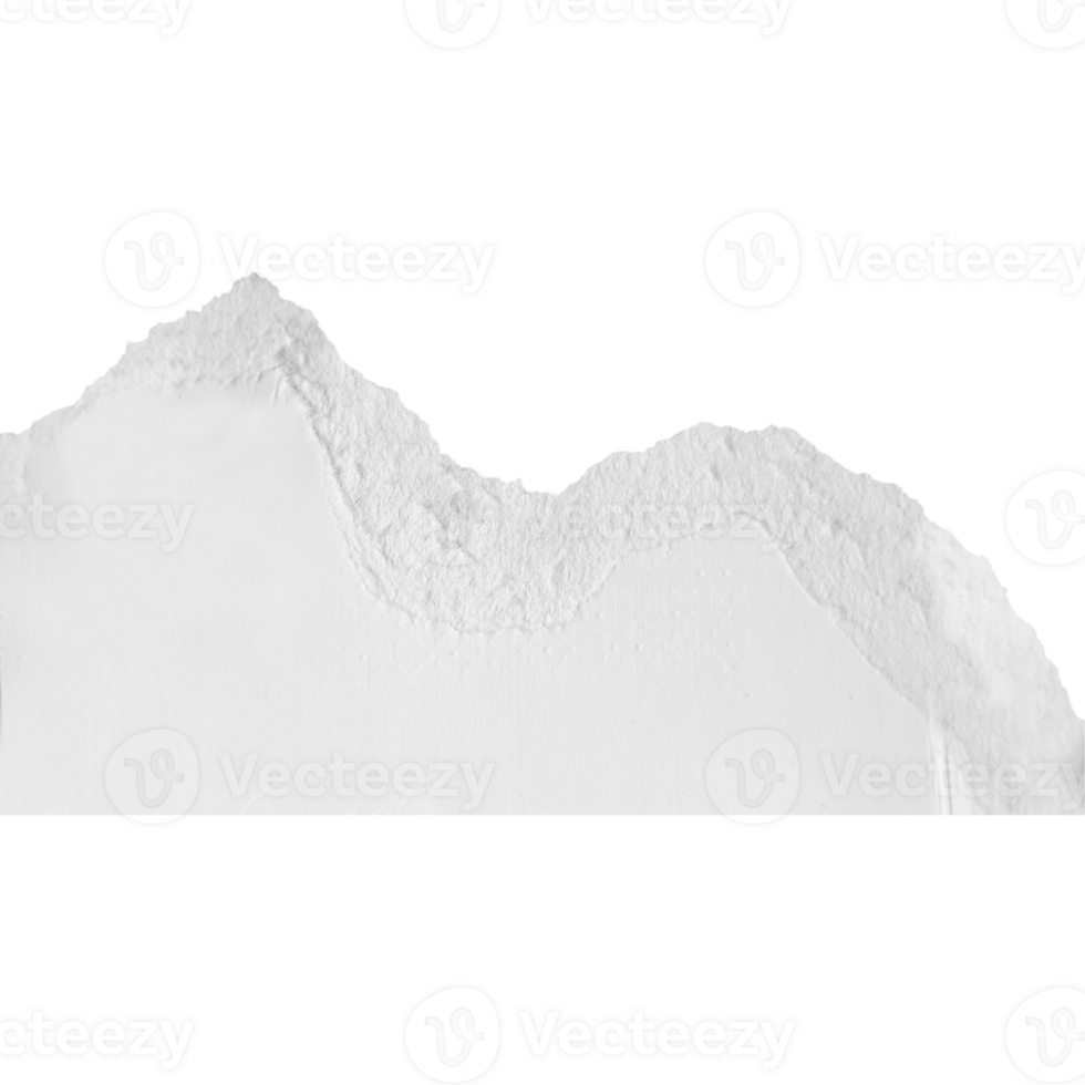 bitar rivet vitt papper. rippade papperskant samling set isolerad på svart bakgrund. skada papper koncept för att dekorera kreativ design. png