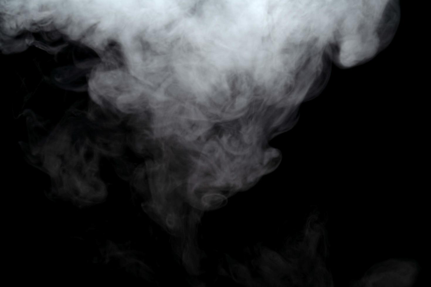 Abstract powder or smoke effect isolated on black background,Out of focus photo