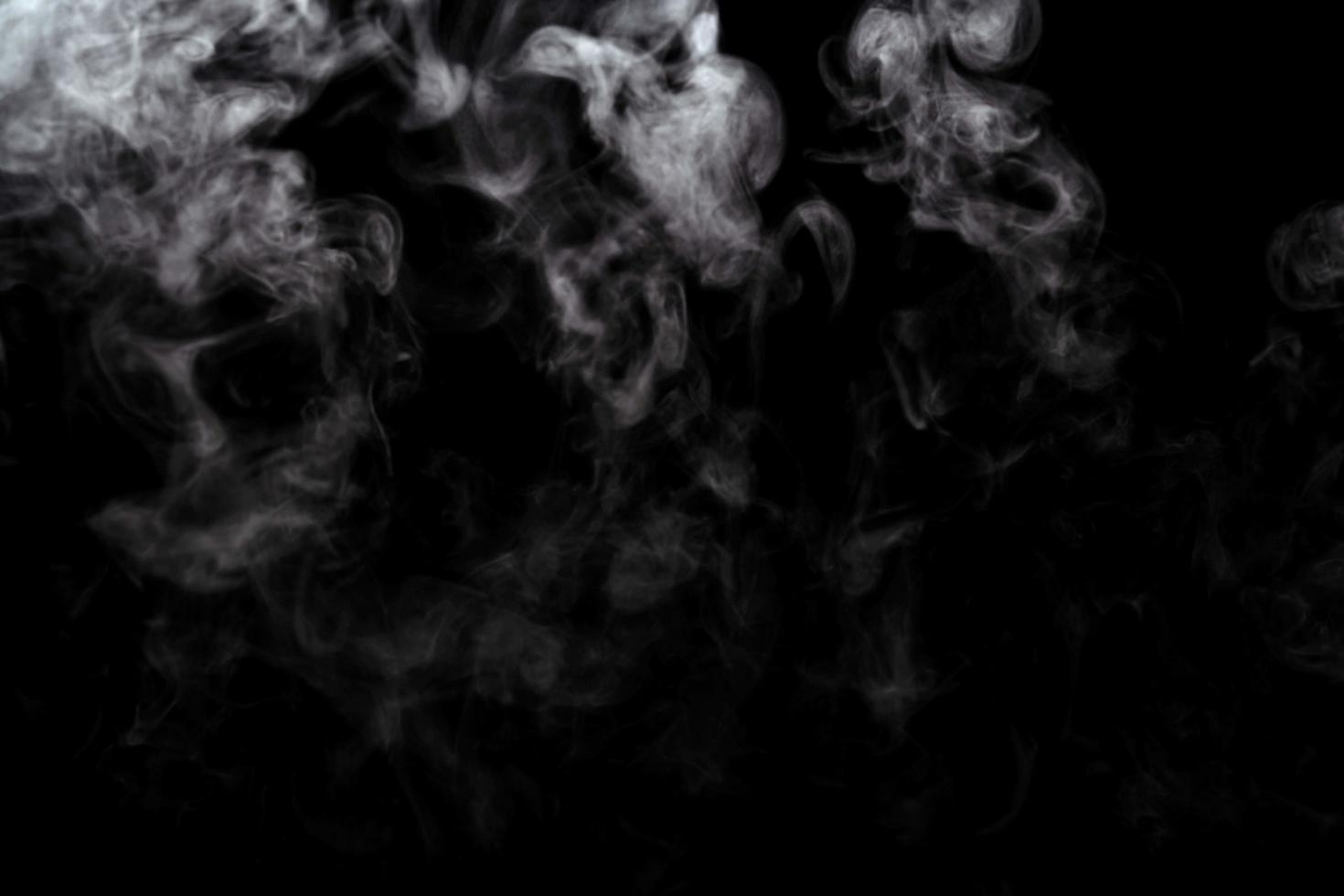 Abstract powder or smoke effect isolated on black background,Out of focus photo