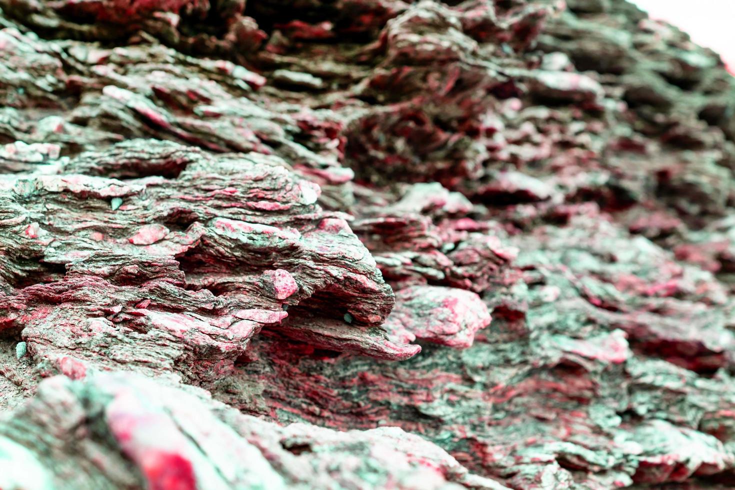 closeup colorful igneous rock background photo